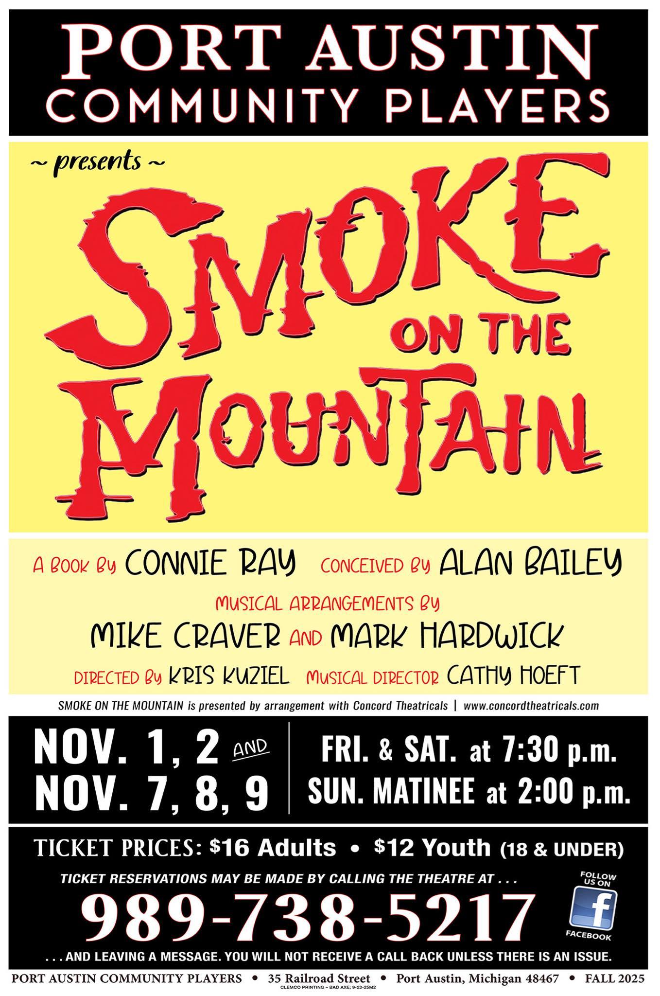 Smoke-on-the-Mountain-musical Smoke on the Mountain, Fall 2025 musical at PACP