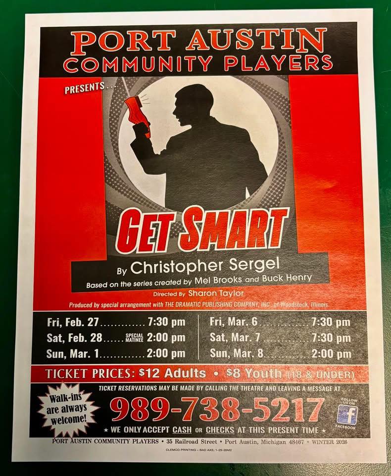 get-smart-poster-feb-2026 Get Smart by Christopher Sergel Feb March2026